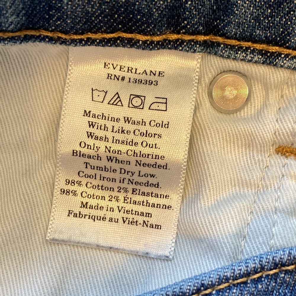 Everlane 28 Ankle Blue Jeans